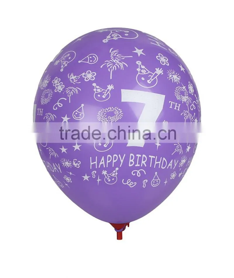 hot new products for 2016 printed balloon party balloon