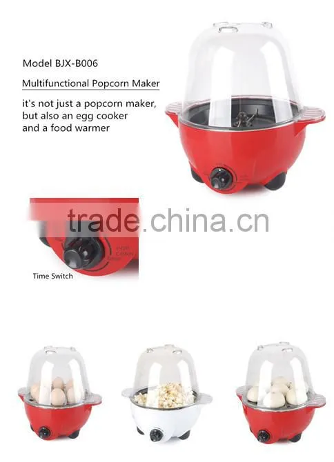 Big party oil-popped tenperature control 700w popcorn maker