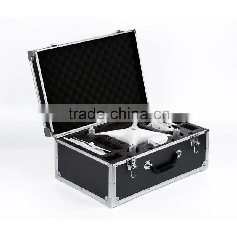 Black Aluminum Storage Carrying Case Transport Box for DJI Phantom 4