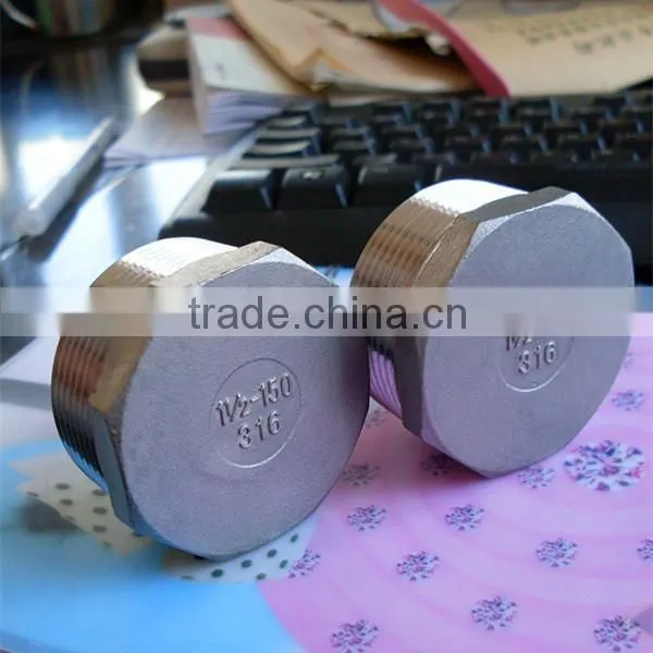 stainless steel hexagon plug with sus 316