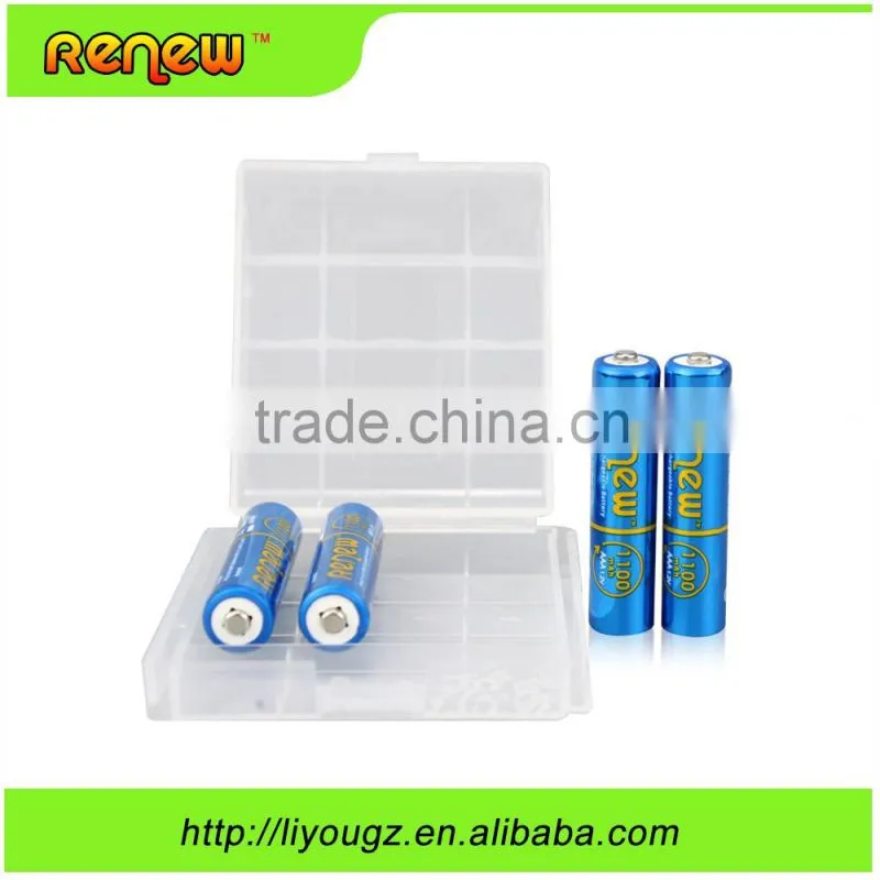 RENEW brand Ready-To-Use NiMH 1100mAh AAA Rechargeable Batteries, 20 Pack