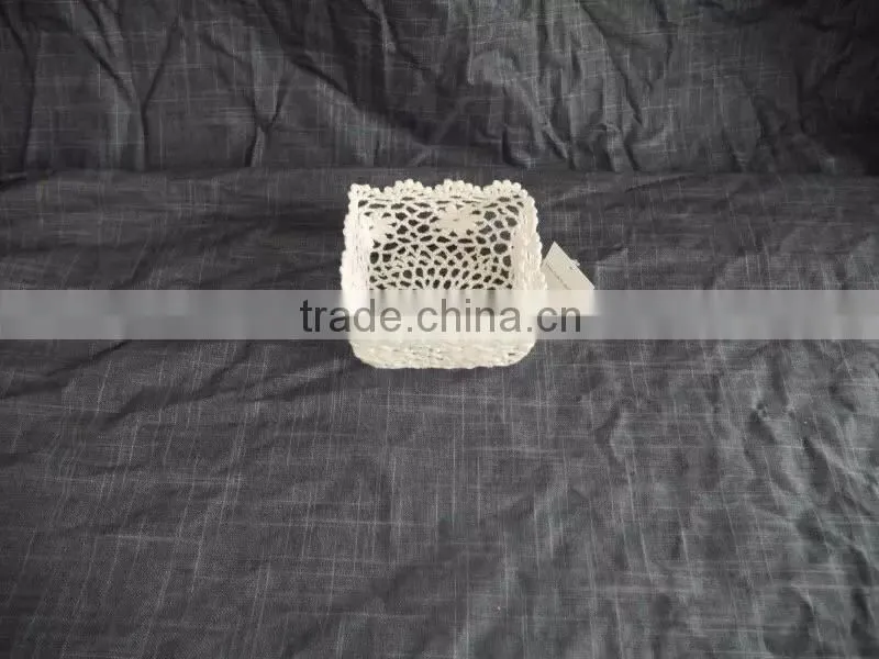 China Manufacturer 100% crochet cotton Food Tray