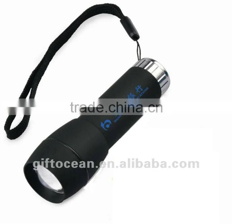 promotional 9 LED torch, LED gift torch light, alloy torch