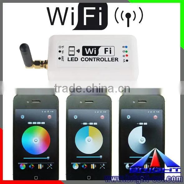 New product DC12v-24v RGB strip controller, RF led Wifi mini controller