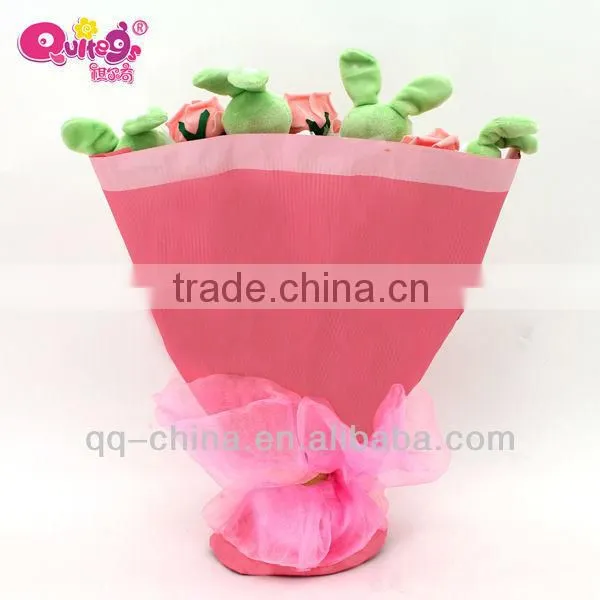 17" elegant plush bouquet