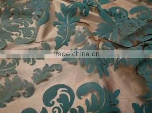 100% Nylon Flocking Organza Fabric