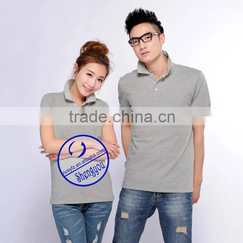 cute couple polo t-shirt design wholesale