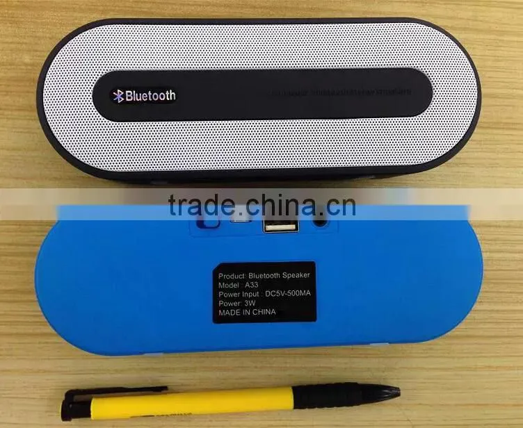 New Mini Unique Design USB Speaker Bluetooth Wireless Speaker With FM Radio TF Card