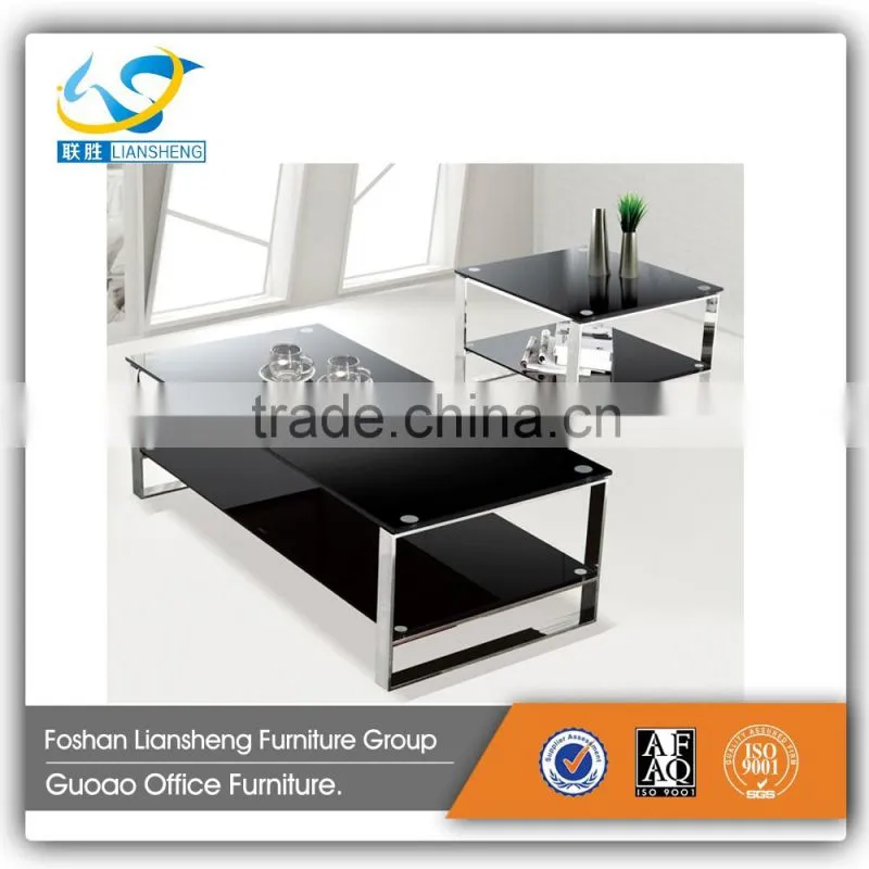 Modern Design Small Tempered Printed Glass Coffee Table CT006