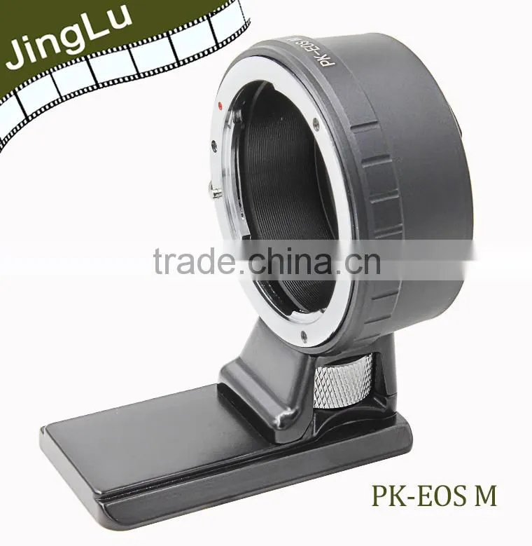 lens adapter with long tripod for PK mount lens to EOS(M) mount camera body