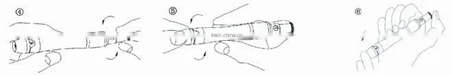 Safety Lancing Device with 6 Lancets