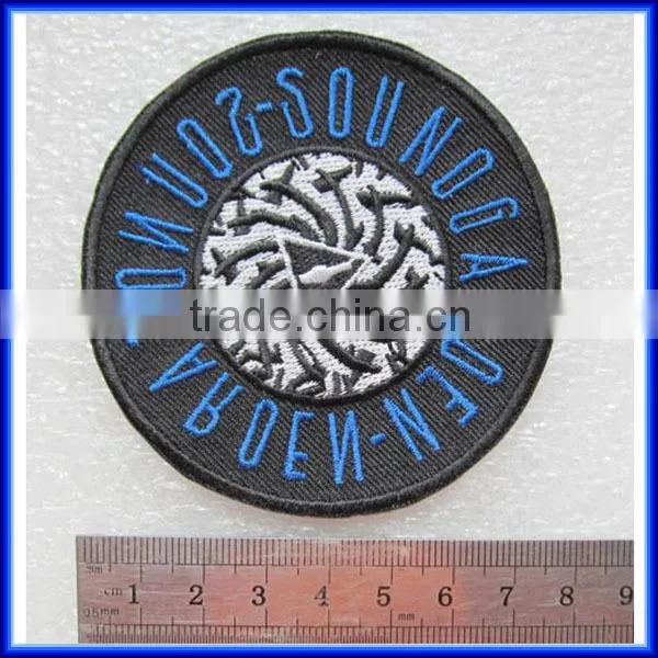 Hot Sales iron on sew applique children embroidery patch, Christmas gift children embroidery applique patches