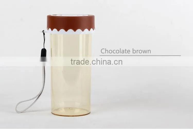 High quality clear plastic water bottles lollipop cup