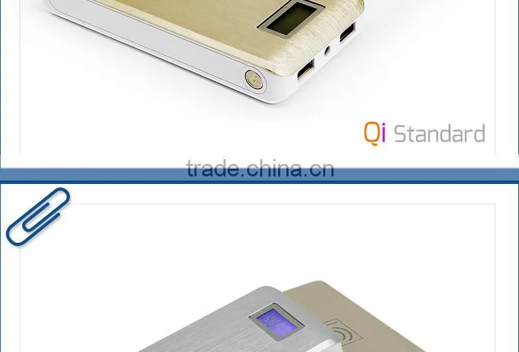QI Wireless Charger Power Bank 3.7V 12000mAh for LG Nexus 5 6 Nexus 7 II