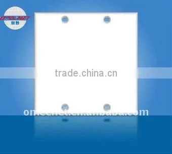 2Gang PC Material Blank Switch Wall Plate Cover Faceplate