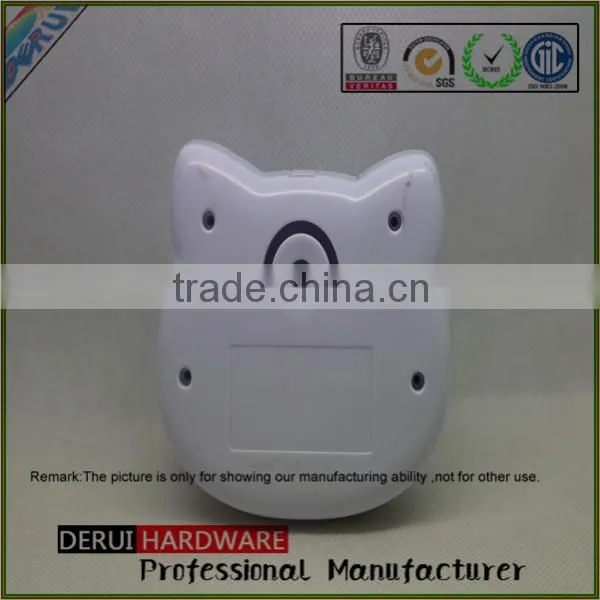Food grade PP injection plastic toy products white for kids