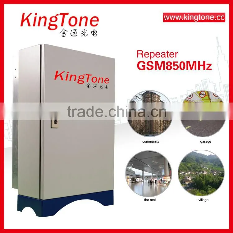 Kingtone cellular repeater/amplifier 850MHz 33-43dBm extender GSM longe range mobile network receiver cellphone signal booster
