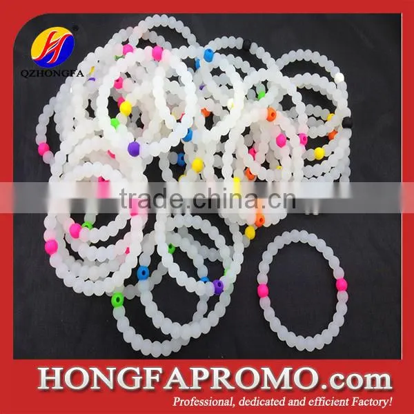 Silicone bead bulk cheap silicone wristbands