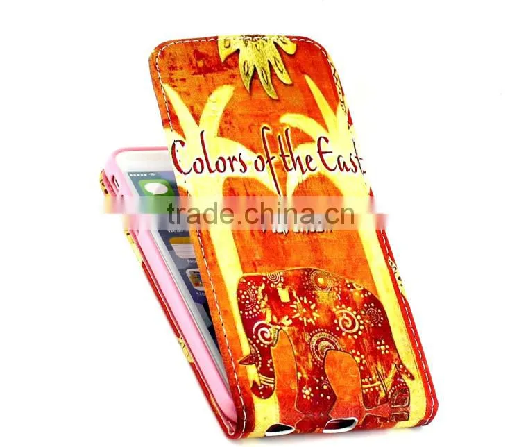 2015 Newest Owel Printings Phone Case Lift Flip Leather Case With Card Slot For iPhone 6