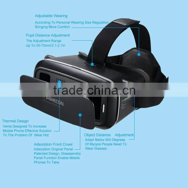 China supplier wholesale 3 gerneration virtual reality VR 3D glasses