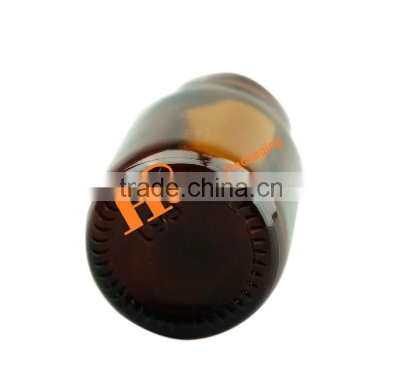 Amber Square Glass Bottle Medical Use Glass Bottle for pills
