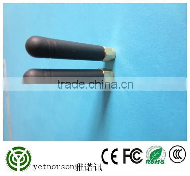 2.4GHz 1/2 wave stub antenna SMA Male straight connector for small WLAN and Blutetooth device
