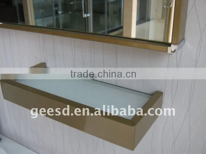 newest design golden stainless steel bathroom cabinet GD1002