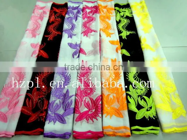 african muslim scarf for women/embroidered silk scarf/shawl scarf (TJ0046)