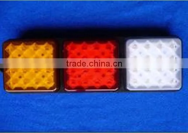 HD LED tail lamp for truck security /SAE & ECE Approval/285*96*34.5mm