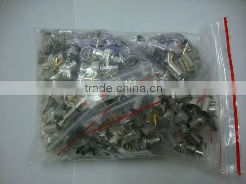XinQi CCTV Camera bnc male crimp Connector