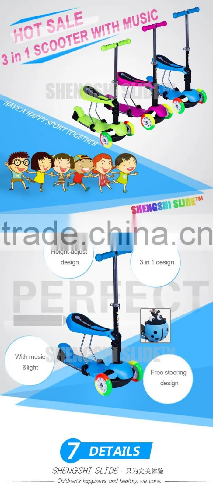 3 In 1 Baby Scooter