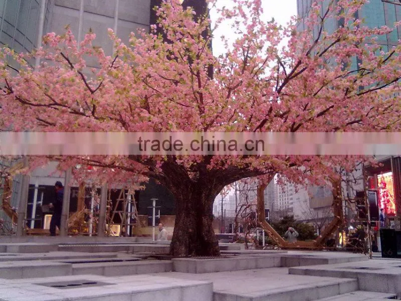 GRC indoor decoration artificial cherry blossom tree