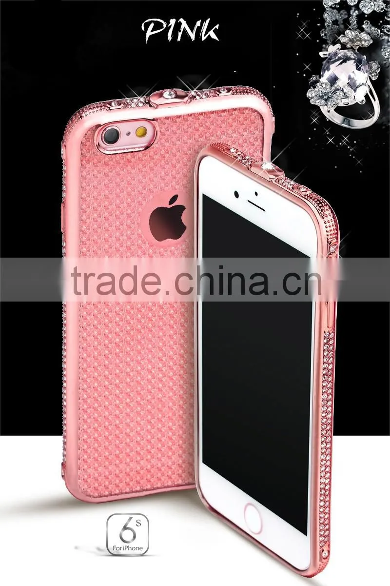 New design electroplating tpu case mobile phone case for iphone 6s/plus