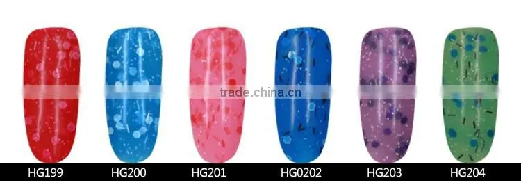 Popular 15ml UV Gel Nail Polish Soak Off UV Color Gel, Professional Nail UV Gel