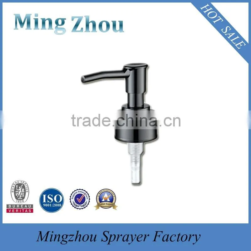 MZ-liquid soap dispenser plastic soap lotion pump with non-spill feature
