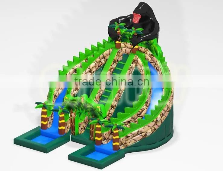 Hot selling channal crazy inflatable slide commercial inflatables slide for sale