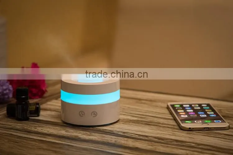 Eco Friendly Air Purifiers With Romantic Colorful Night Light Glass Aroma Diffuser