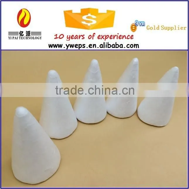 All size plastic cone tree for sale/ styrofoam christmas cone for decoration