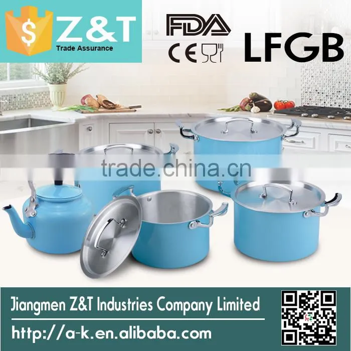 luxury dinner set new design cook and serve pot