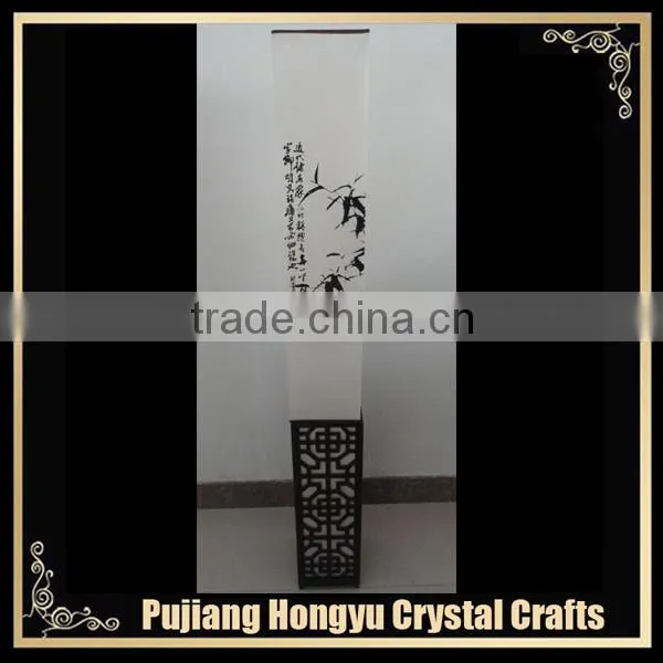 oriental penmanship floor lamp