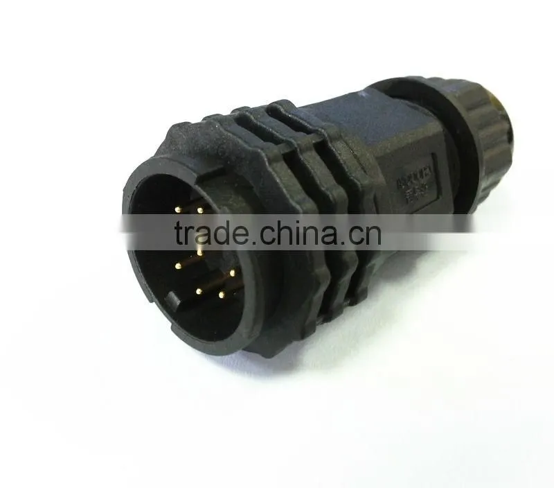 9pin IP67 waterproof connector ,Chogori high quality Nylon connector for solar,led,power