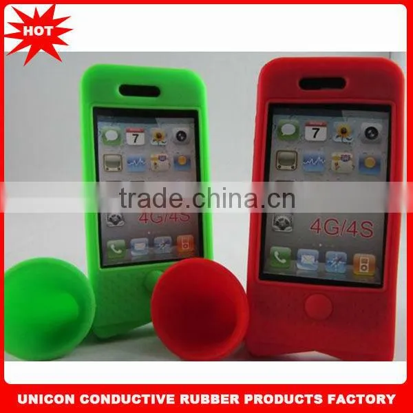 creative silicone phone case/ outdoor speaker
