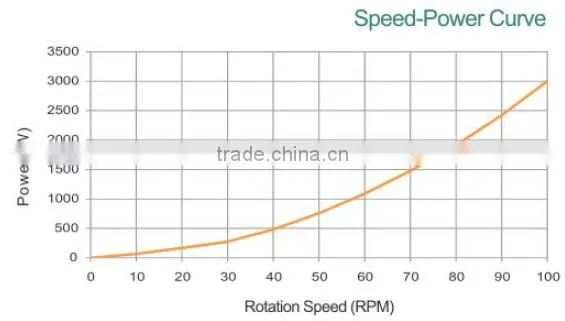 Axial flux permanent magnet generator(AFPMG700-3.0kW/100rpm)