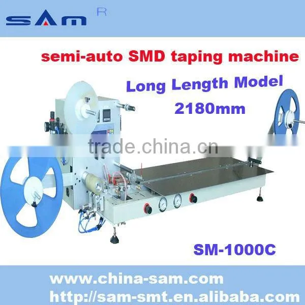 SM-1000C Semi auto type SMD tape and reel machine