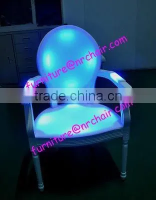 shanhai commercial furniture event rental commercial acrylic led illuminated armchair