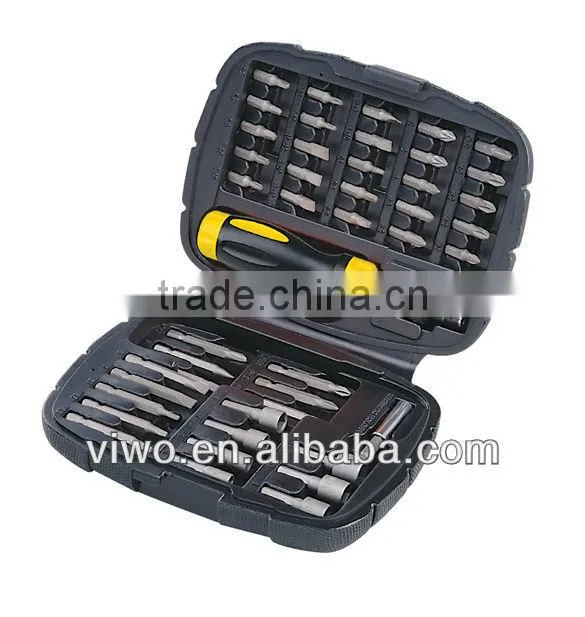 S2 ratchet screwdriver bit set