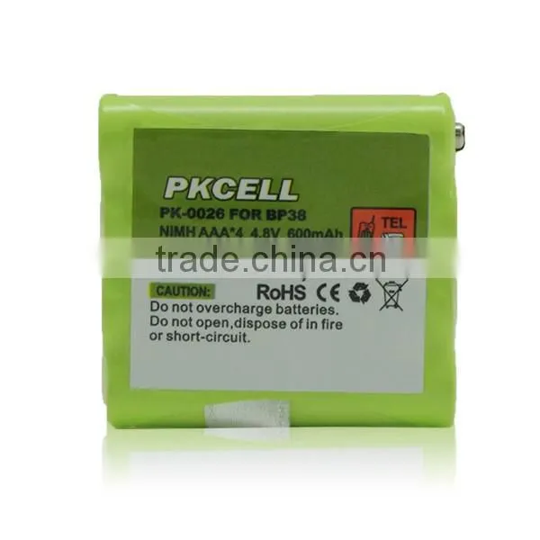 NI-MH aa cordless phone battery pack 2.4v