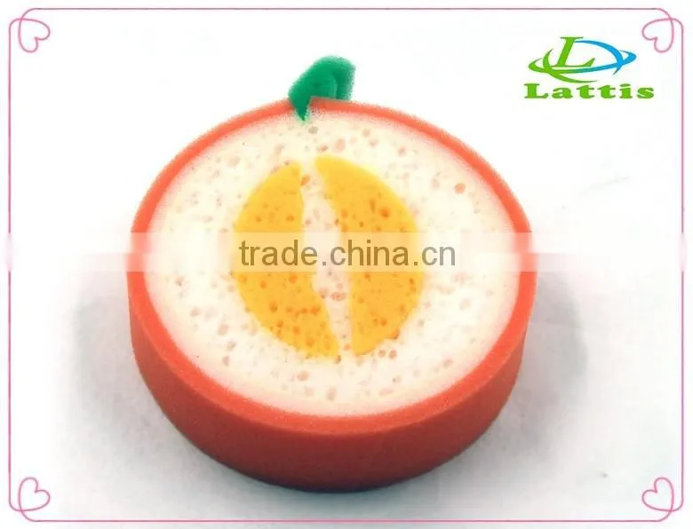 Design lovely hot sell sea foam sponge for baby cleanser