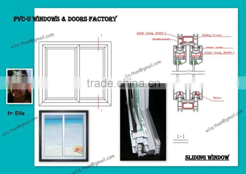 upvc sliding window