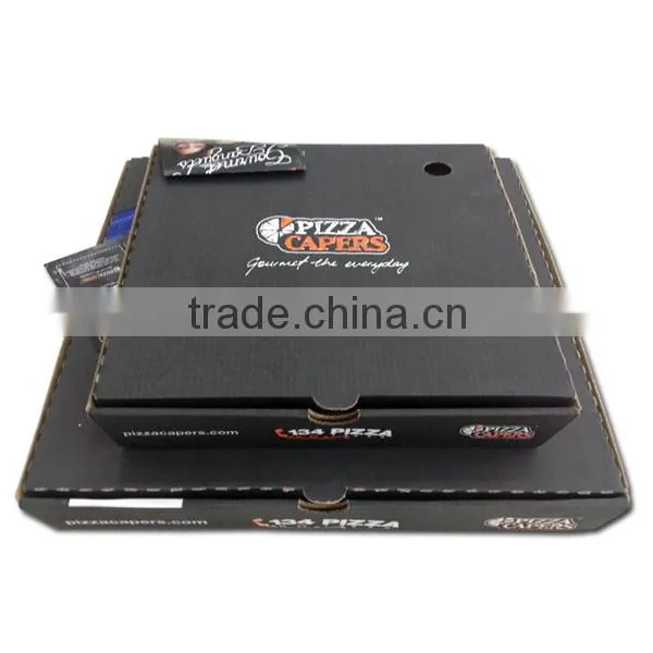 Convenient packing pizza delivery box custom size